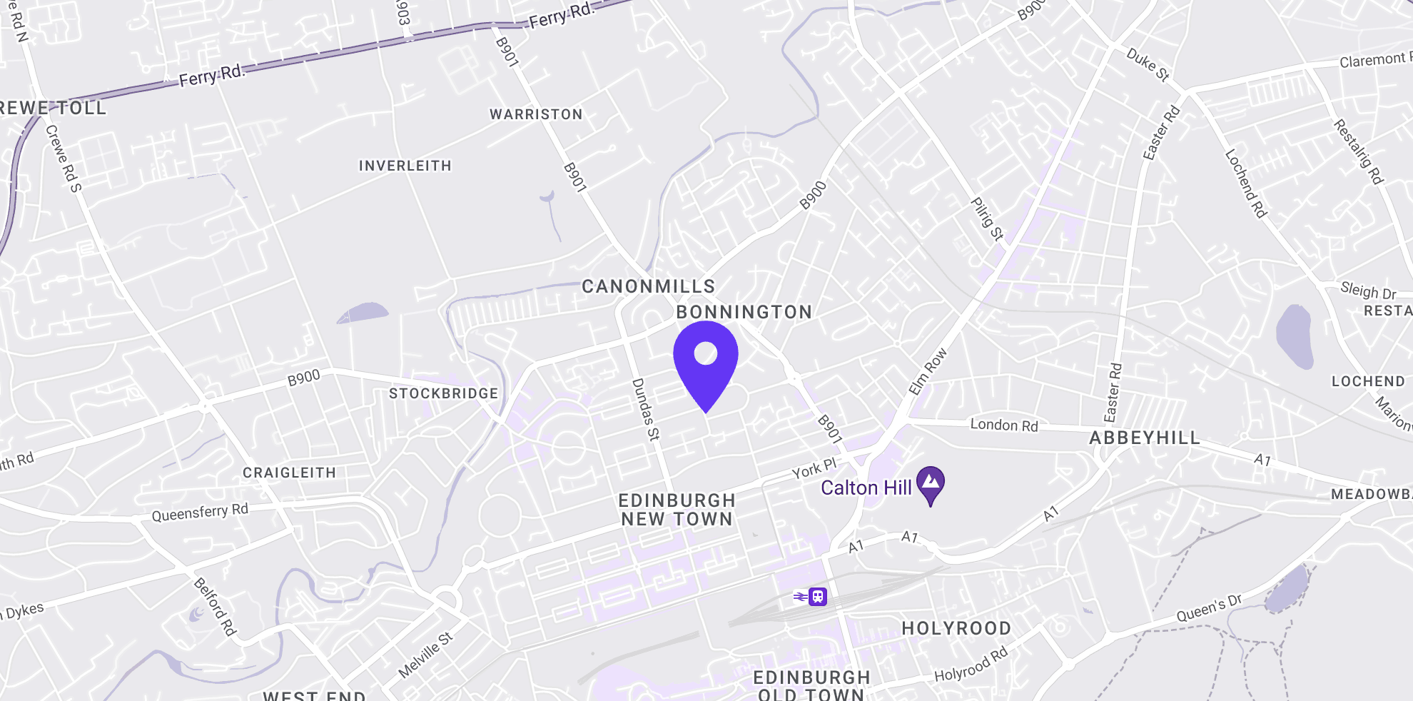 Location of Lothian Design in Edinburgh